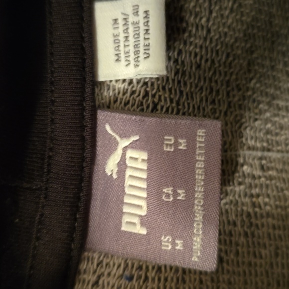 PUMA BRAND SIGNATURE WOMENS SPECKLED BLACK PULLOVER HOODIE SIZE MEDIUM - Picture 5 of 16